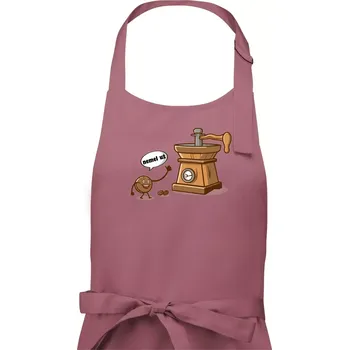 Kuchyňská zástěra Nemel už - káva - Pánská zástěra na vaření - Univerzální velikost ( Starorůžová )