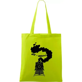 Mašina - Hu - Taška bavlněná - 42 x 38 cm ( Limetková )