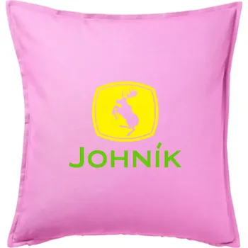 Polštář Johník - Polštář 50x50 - 50x50 - Pouze potah ( Růžová )