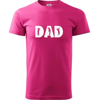Golf dad - Klasické pánské triko vyšší gramáže - S ( Purpurová )
