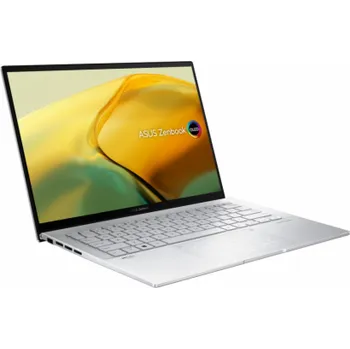Notebook ASUS Zenbook 14 OLED UX3402VA-IS94T laptop Intel® Core™ i9 i9-13900H 35,6 cm (14") Dotyková obrazovka 2.8K 16 GB LPDDR5-SDRAM 1 TB SSD Wi-Fi 6E (802.11ax) Windows 11 Home Stříbrná Nový / Repack
