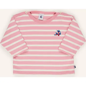 Dámské tričko Petit Bateau Tričko S Dlouhým Rukávem pro miminko, růžová /...