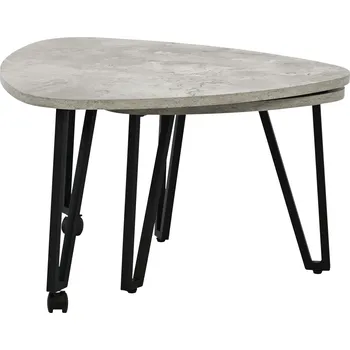 Konferenční stolek IDEPAR Konferenční stolek Metra - betonový dekor