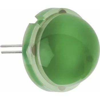 Polovodič LED, řada: BIG LAMP průchozí otvor barva Zelená 568 nm 80 mcd 120 ° Kingbright 20 mm