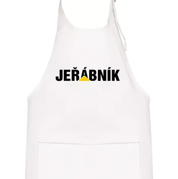 Kuchyňská zástěra Jeřábník nápis - Dětská zástěra na vaření - Univerzální velikost ( Bílá )