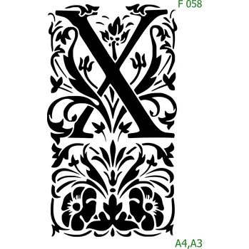 Šablona F 058 - A4 , Lepící fólie
