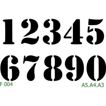 Šablona F 004 - A5 , Lepící fólie