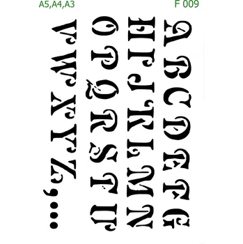 Šablona F 009 - A3 , Nelepící folie