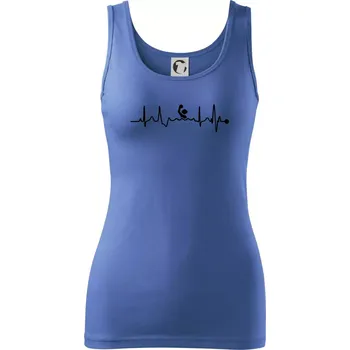 EKG vodní pólo - Dámské tílko - XL ( Azurově modrá )