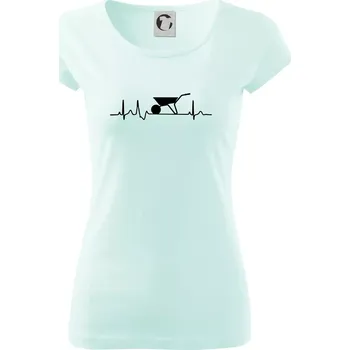 Dámské tričko EKG kolečko - Dámské triko Pure - S ( Frost )