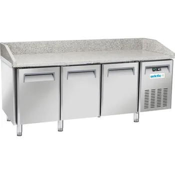 Chladící pult na pizzu se 3 dveřmi, Arktic, 186L, 220-240V/450W, 2025x800x(H)1040mm