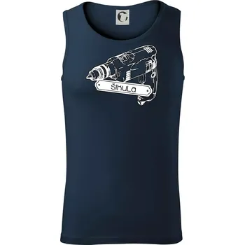 Šikula vrtačka - Tílko pánské Core - L ( Námořní modrá (velmi tmavá - téměř černá) )