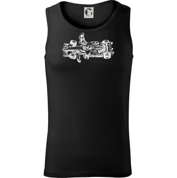 Pánské termoprádlo Formule v depu - Tílko pánské Core - S ( Černá )