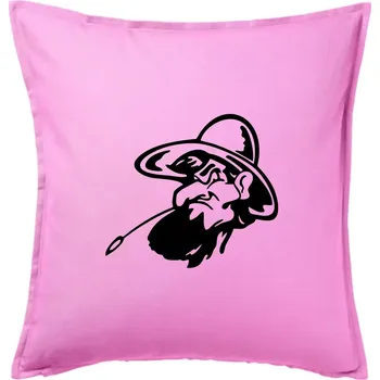 Polštář Zapšklý farmář - Polštář 50x50 - 50x50 - Pouze potah ( Růžová )