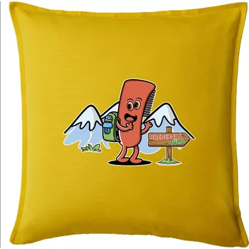 Polštář Hřebenová túra - Polštář 50x50 - 50x50 - Pouze potah ( Žlutá )