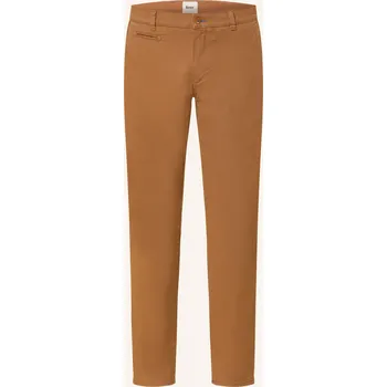Pánské kalhoty Brax Pánské Chino Kalhoty Fabio Regular Fit, hnědá, 34