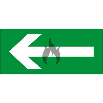 Fotoluminiscenční samolepka Směrová šipka (vlevo, vpravo) 210 x 100 mm Varianta: Samolepící fotoluminiscenční fólie