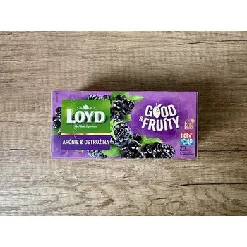 Čaj Loyd čaj Good & Fruity Arónie & Ostružina 50g (20x2.5g)