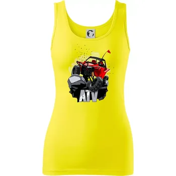 Dámské tričko ATV offroad buggy - Dámské tílko - L ( Citrónová )