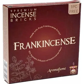 Vonné cihličky Aromafume Frankincense 40 g, 9 ks