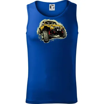 Žlutý offroad s navijákem - Tílko pánské Core - XL ( Královská modrá )