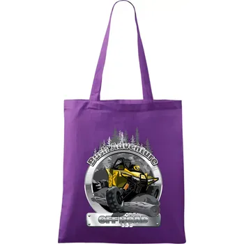 ATV Bush Adventure - Taška bavlněná - 42 x 38 cm ( Fialová )