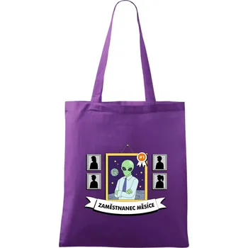 Zaměstnanec měsíce - Taška bavlněná - 42 x 38 cm ( Fialová )