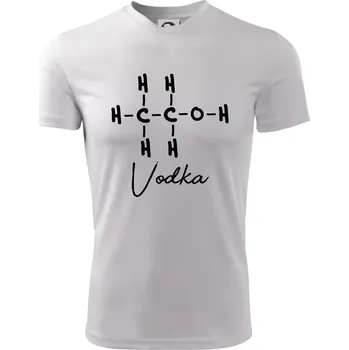 Barová chemie - vodka - Dětské triko sportovní (dresovina) - 146 cm/10 let ( Bílá )