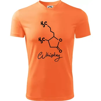 Pánské tričko Barová chemie - whiskey - Pánské triko Fantasy sportovní (dresovina) - 3XL ( Neon mandarine )