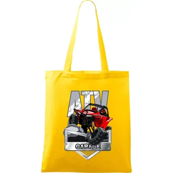 ATV garage - Taška bavlněná - 42 x 38 cm ( Žlutá )