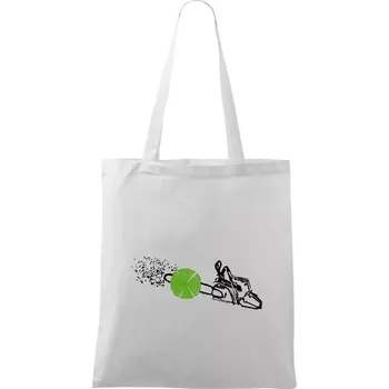 Motorová pila - Taška bavlněná - 42 x 38 cm ( Bílá )