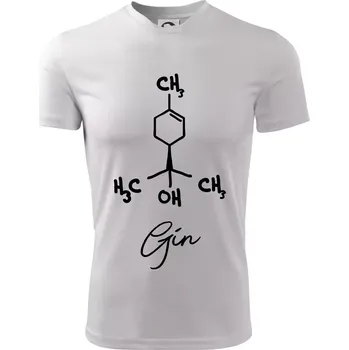 Chlapecké oblečení Barová chemie - gin - Dětské triko sportovní (dresovina) - 158 cm/12 let ( Bílá )