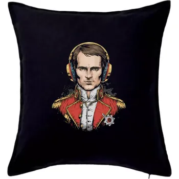 Polštář Napoleon DJ - Polštář 50x50 - 50x50 - Pouze potah ( Černá )