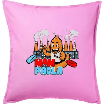 Polštář Mám pádla - Polštář 50x50 - 50x50 - Pouze potah ( Růžová )