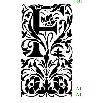 Šablona F 040 - A4 , Lepící fólie
