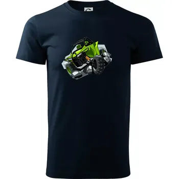 Pánské tričko ATV bugina zelená - Triko extra velké (5-8XL) - 6XL ( Námořní modrá (velmi tmavá - téměř černá) )