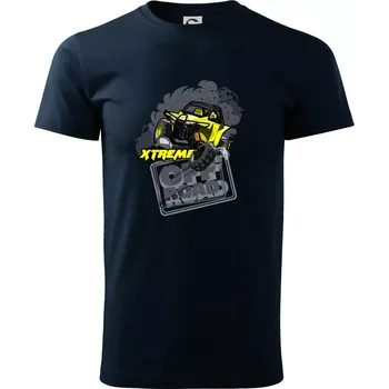 Pánské tričko ATV xtreme race - Triko extra velké (5-8XL) - 6XL ( Námořní modrá (téměř černá) )