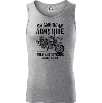 Pánské termoprádlo Army Ride Motorcycle - Tílko pánské Core - M ( Tmavě šedý melír )