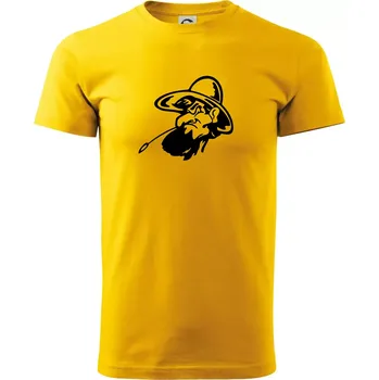 Pánské tričko Zapšklý farmář - Triko extra velké (5-8XL) - 8XL ( Žlutá )