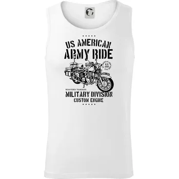 Army Ride Motorcycle - Tílko pánské Core - M ( Bílá )