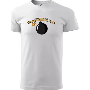 Dneska hlídá táta - Triko extra velké (5-8XL) - 6XL ( Bílá )