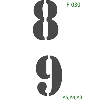 Šablona F 030 - A5 , Lepící fólie