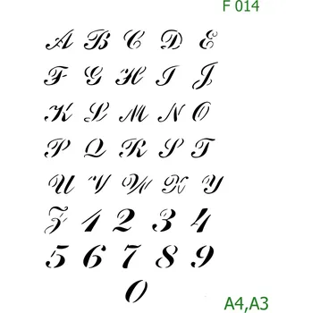 Šablona F 014 - A3 , Lepící fólie
