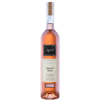 Víno Merlot rosé Exclusive, Pozdní sběr, 2024, kód: 102416