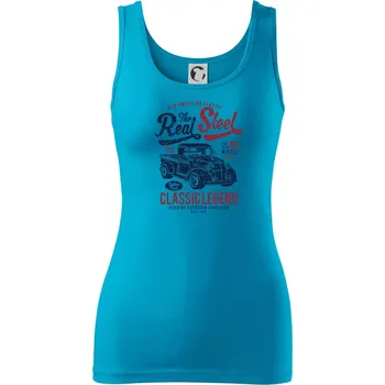 Dámské tričko The Real Steel - Dámské tílko - M ( Světlý tyrkys )
