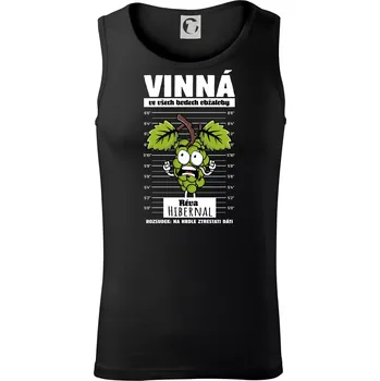 Vinná réva odsouzena Hibernal - Tílko pánské Core - 2XL ( Černá )
