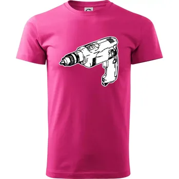 Vrtačka kreslená - Klasické pánské triko vyšší gramáže - XS ( Purpurová )