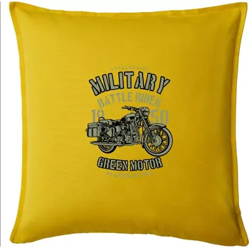 Polštář Green Military Ride - Polštář 50x50 - 50x50 - Pouze potah ( Žlutá )