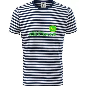 Pánské oblečení Save horse, ride tractor - Triko na vodu - L ( Prouhovaná )