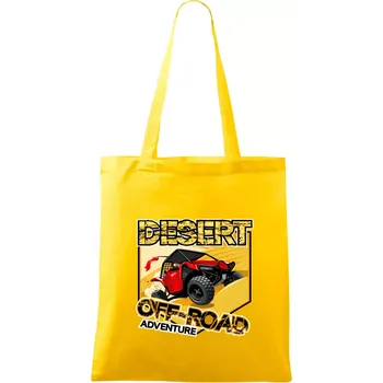 Desert offroad adventure - Taška bavlněná - 42 x 38 cm ( Žlutá )